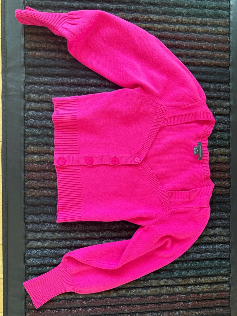 Never worn French Connection vibrant pink sweater medium